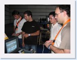 Los ponentes flipaban con los nuevos desarrollos (juego en red para CPC)