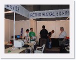 Todo a punto. Gracias al trabajo de todos y al apoyo de la organización de Euskal Encounter (Iker San Vicente nos trae el proyector)
