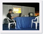Prodatron en su taller-presentación de SymbOS v1.1